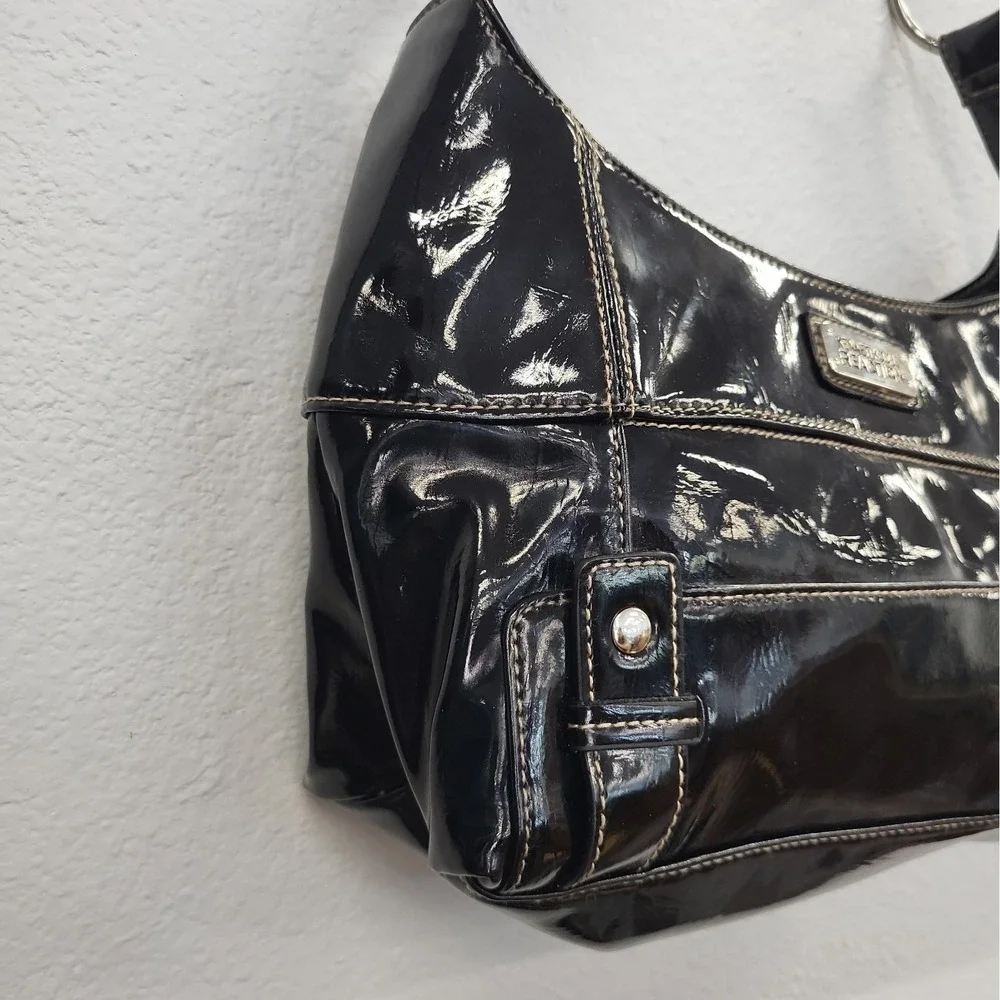 Y2K Kenneth Cole Reaction Faux Leather Shoulder Bag